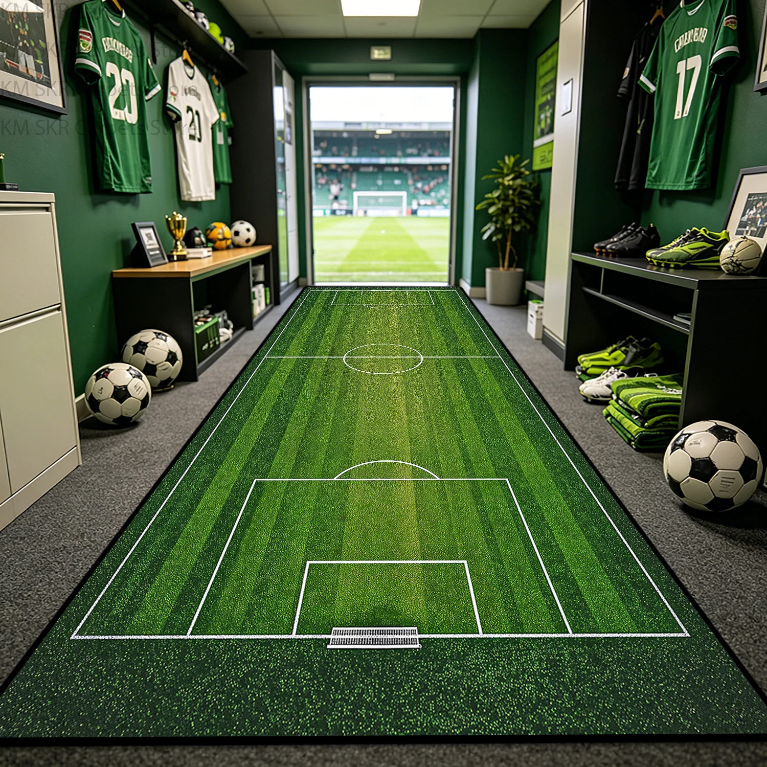 3D Fußballfeld Sport-Stil Flur – Outdoor Sport Field Bewertung und Preis