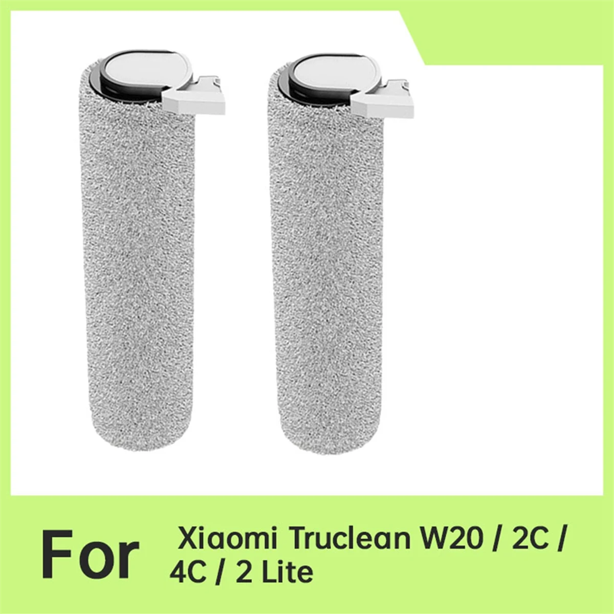 أفضل فرشاة دوارة A558I لـ W20 / 2c / 4c / 2 Lite مكنسة كهربائية رطبة وجافة قطع غيار الفرشاة الرئيسية 2 قطعة