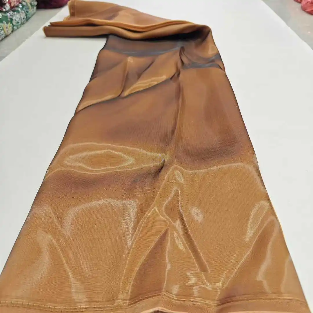 

Новый дизайн, нигерийская кружевная ткань из органзы, 2024, африканская парча, жаккардовая кружевная ткань из органзы, высокое качество, французское тюлевое кружевное платье