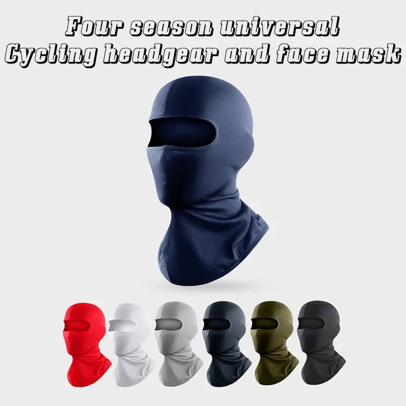 

Motorcycle Face Mask Outdoor Cool Sunscreen Balaclava Lycra Moto Biker Wind Cap Mask Windproof Bicycle Cycling Headgear