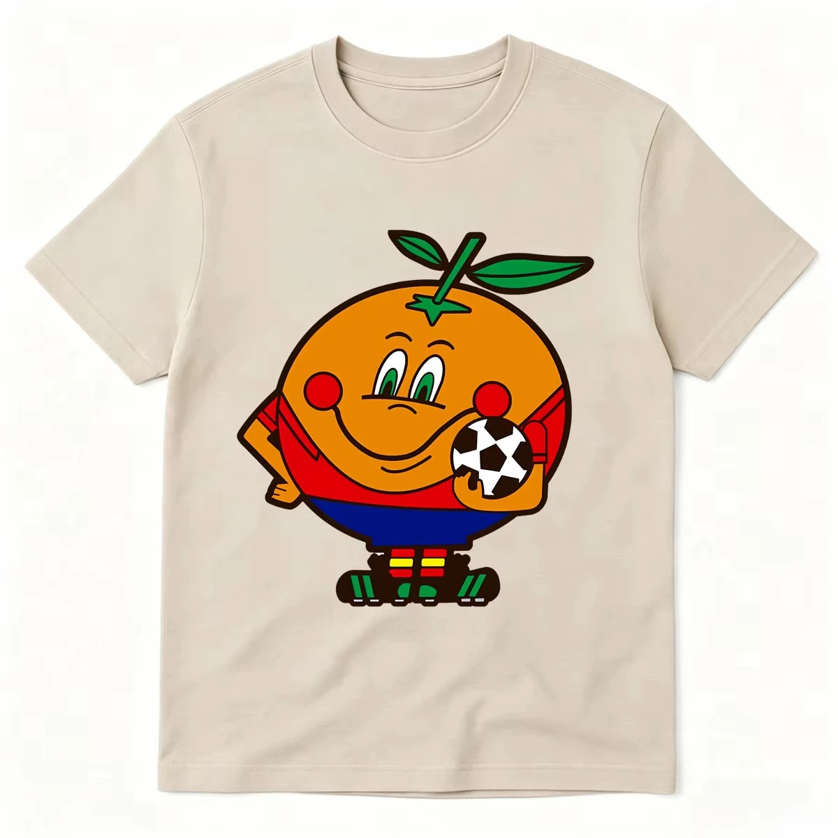 Naranjito Espana 82 Spain Mascot 1982 Football T-shirt Men Women Clothing Fashion Casual Cotton Oversized Short Sleeve T-shirts