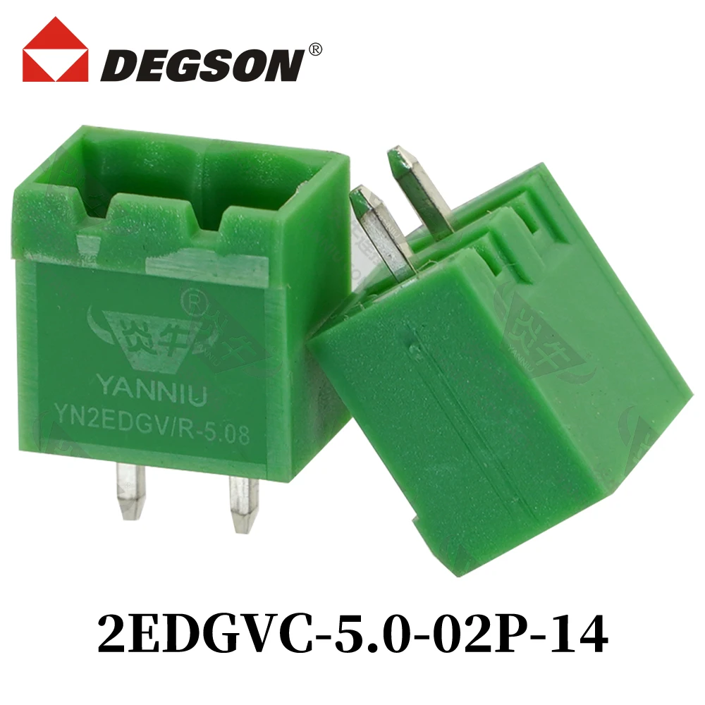 

10Pcs DEGSON 2EDGVC-5.08-04P-13-00ZH 2EDGVC-5.0 Pluggable Type PCB Terminal Blocks Connect KF2EDGVC 2P-12P MSTBVA2.5/2-G Phoenix