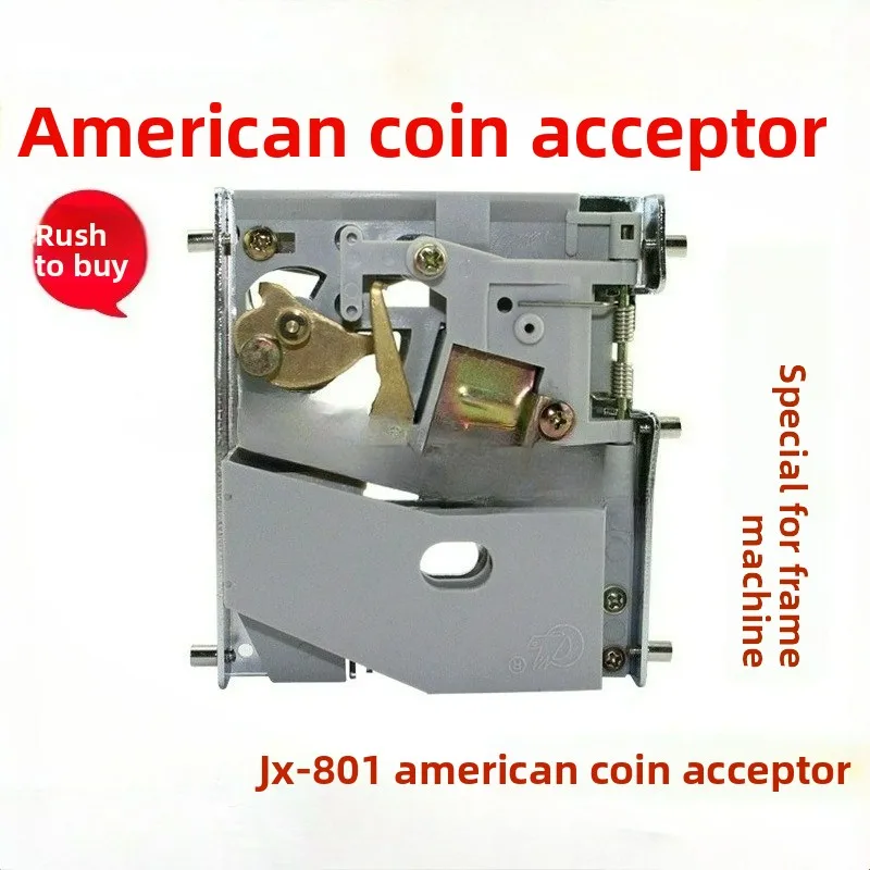 Ретро-аркадный монетоприемник 801: Винтажный американский вертикальный игровой автомат, аксессуар для монетоприемных игр