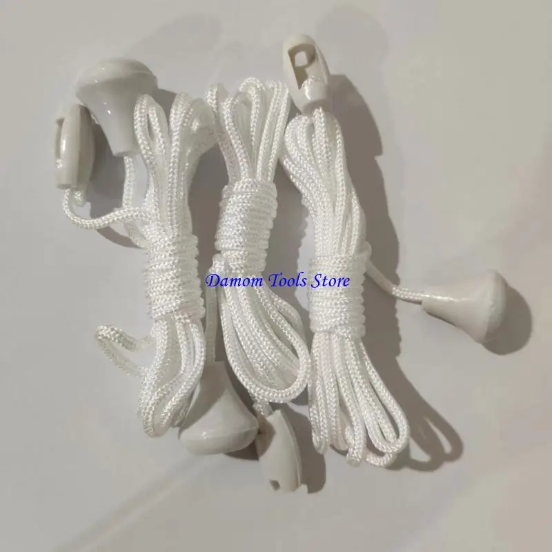57be 10 piezas nylon batio nylon tracción cadena cuerda tracción con conector fácil usar