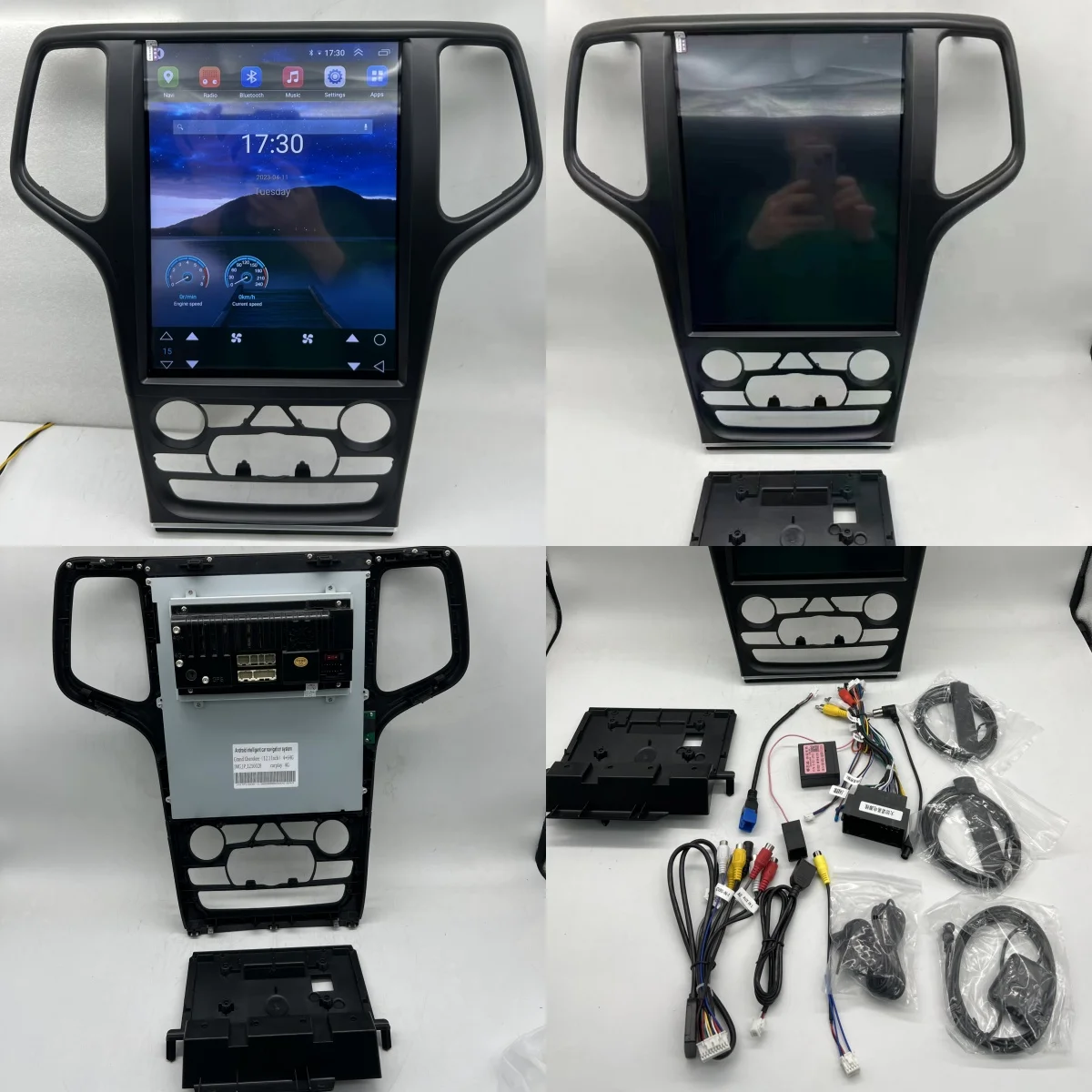8+256 G6 Android 14 For JEEP Grand Cherokee 2013-2020  Car GPS Navigation Head Unit Multimedia Player Auto Radio Tape