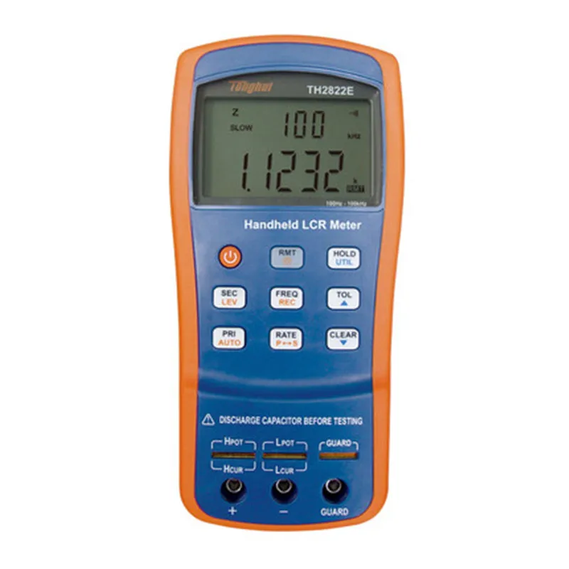 

Handheld TH2822E LCR Digital Bridge - High Precision, 0.1% Basic Accuracy, Ideal for Electronic Component Testing