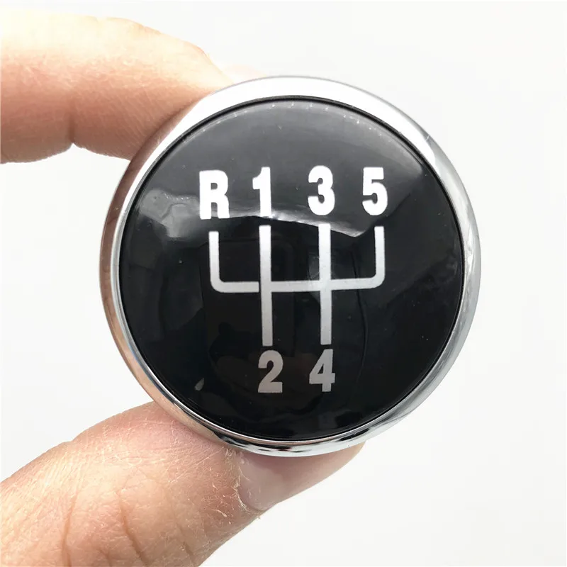 5/6 Speed Gear Shift Knob Cap Emblem Badge Cover For VW Volkswagen Golf Jetta MK3 MK4 GTI MK4 Bora LUPO POLO SEAT IBIZA CADDY