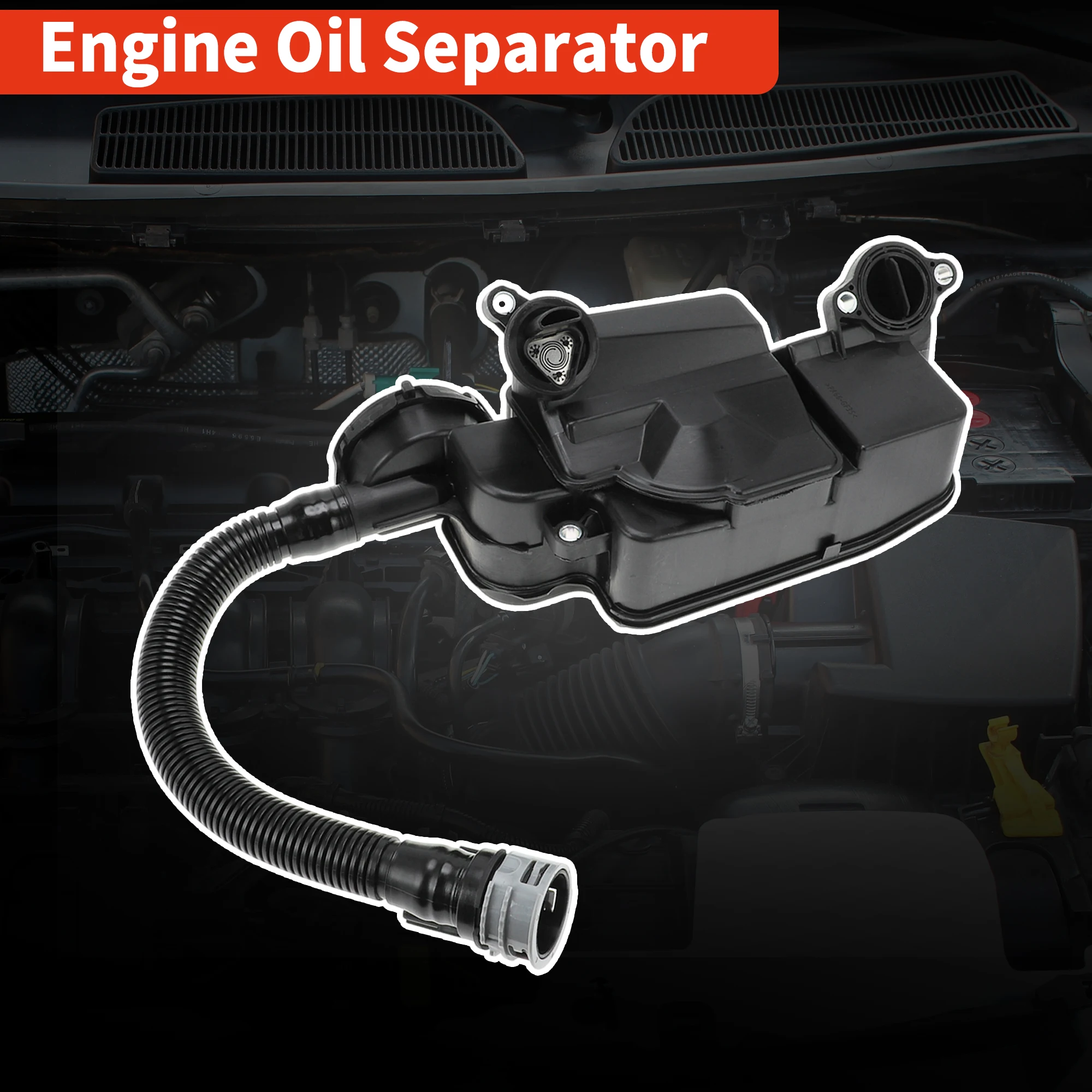 

UXCELL Engine Oil Separator for Ford F-250 Super Duty F-350 Super Duty No.DC3Z6A785C