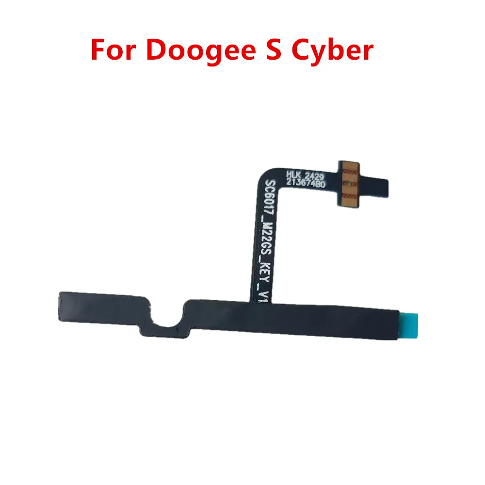 Pop New Original For Doogee S Cyber Cellphone Side FPC Cable Power Control Open Buttons FPC Wire Flex Cable Repair Accessories