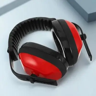 

Adjustable Anti-Noise Earshield Red Safety Earmuff Hearing Protection for Shooting Ear Protector Noise Reduction for Electronic
