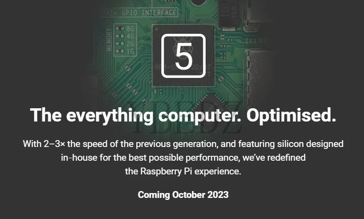 Raspberry Pi 5-Raspberry PI 5 modelo, 1GB, 2GB, 4GB, 8GB de RAM, BCM271 Broadcom, quad-core, Cortex-A76, 2-3 x performance