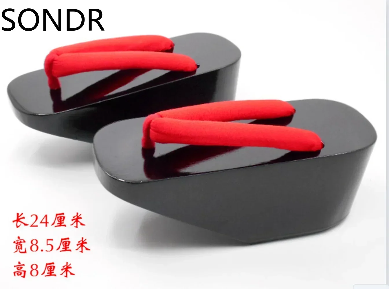 Womens Japanese Oiran Tayu 3 Leg Koma Geta Clog Flip-flop Cosplay Slipper Shoes Cosplay Halloween Japanese Harajuku New 2024