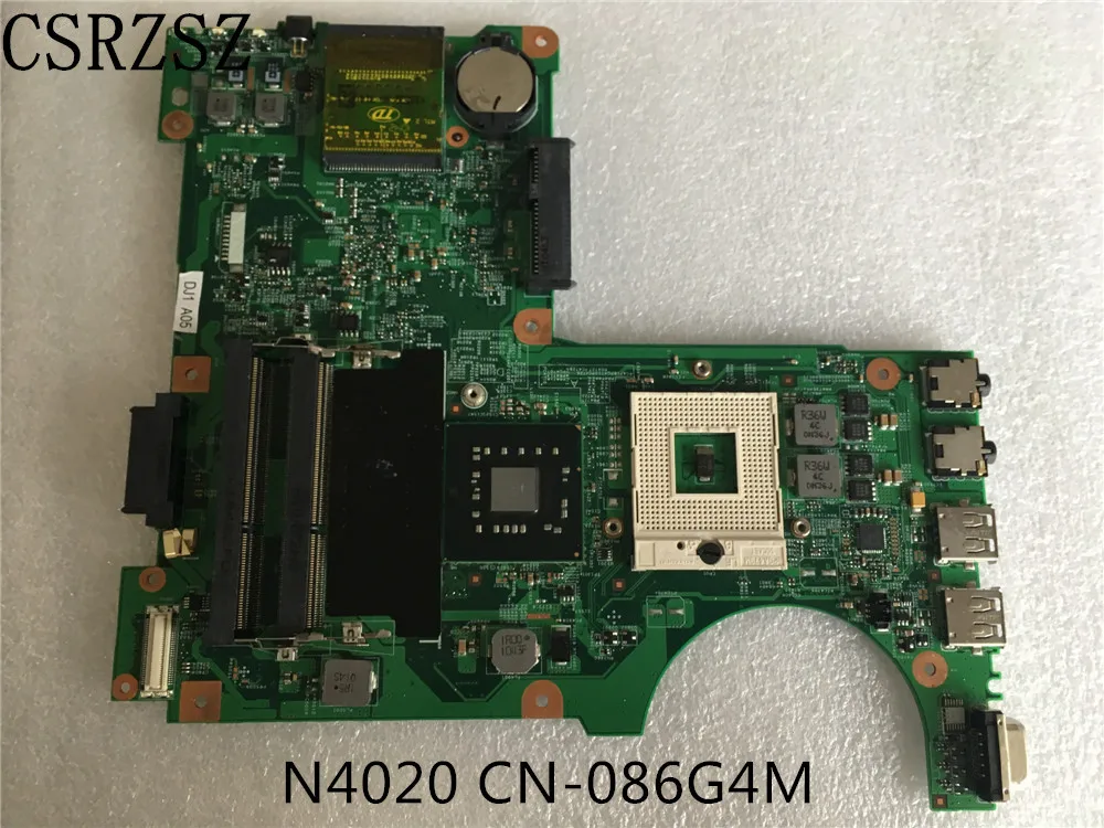 

CSRZSZ CN-086G4M 086G4M 86G4M Mainboard For Dell N4020 Laptop motherboard 09275-1 48.4EK06.011 Test work perfect