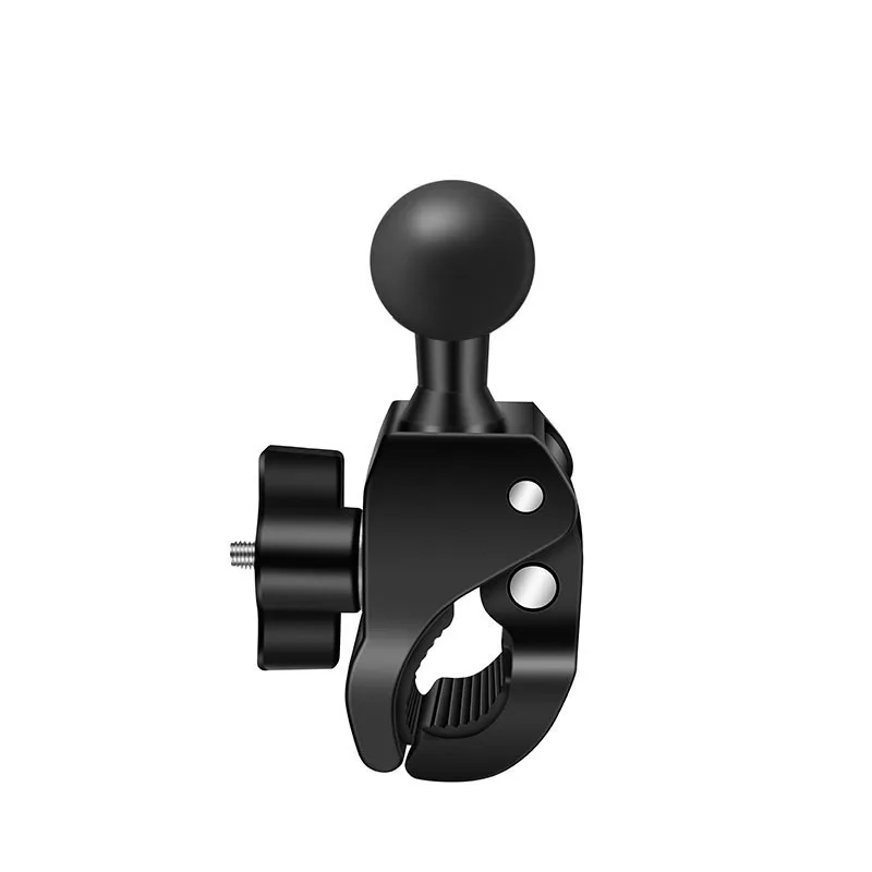 AliExpress Yaoiler Motorcycle Bike Handlebar Clamp Mount Base with 1 Inch Ball Mount for Gopro Garmin Action Camera Bicycle Rail Clip Support