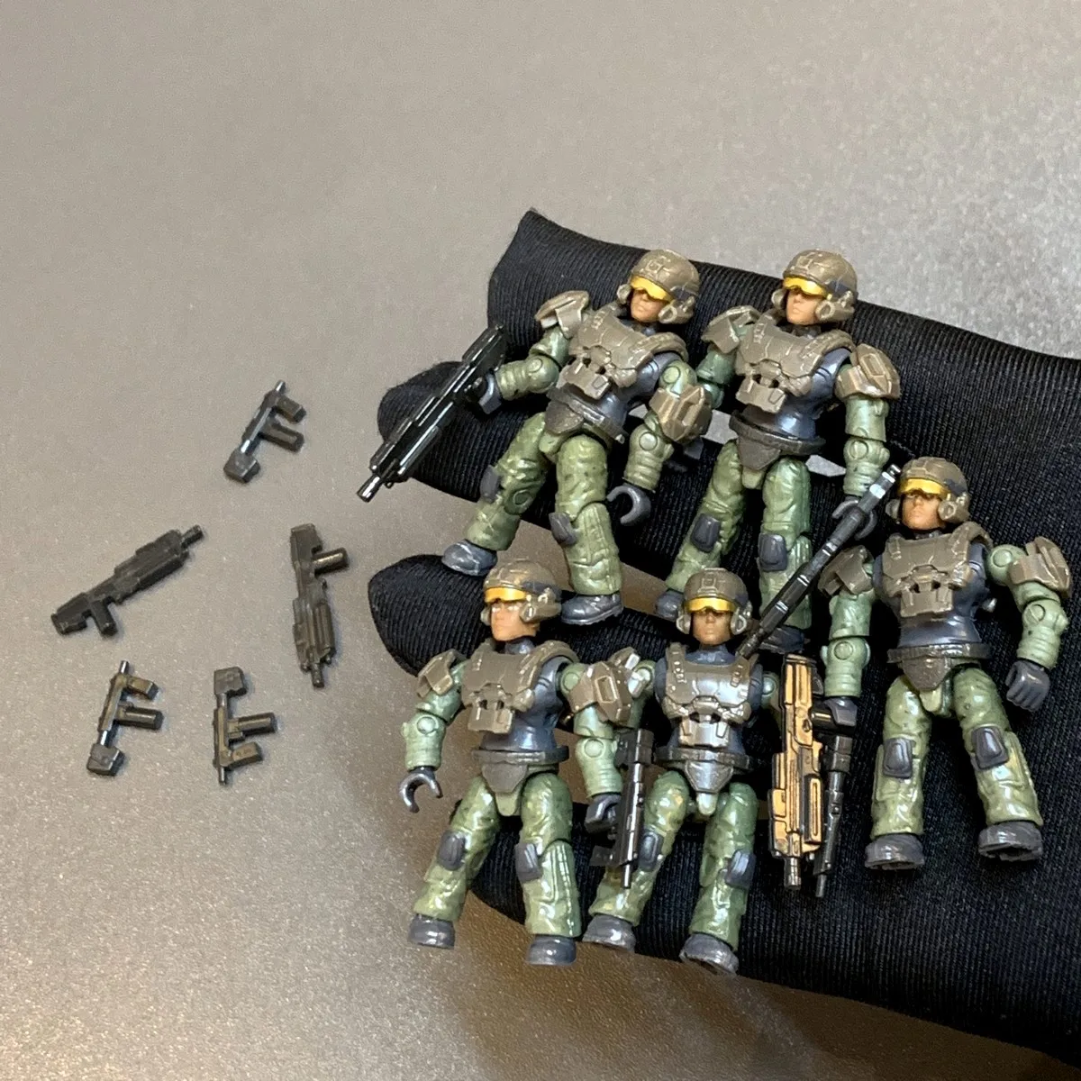 5X ميجا بلوكس كونستروكس ديفنس بوينت شو داون USNC أنثى البحرية تحصيل شخصيات الحركة الصغيرة وملحقاتها #4