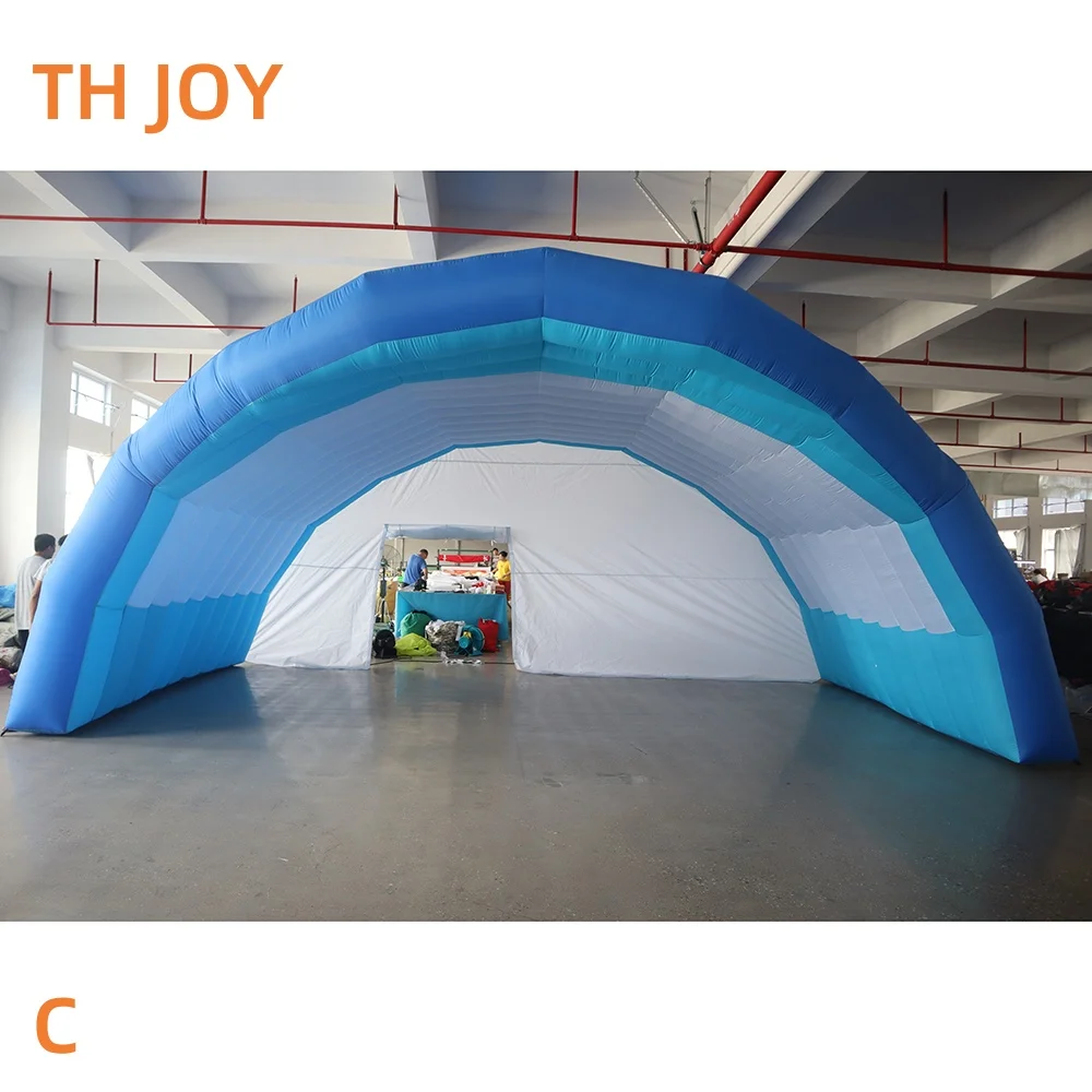 Schnelles Luftschiff zur Tür, individuelles Design, aufblasbares Bühnenzelt, riesiges Konzert-Festzelt für Veranstaltungen