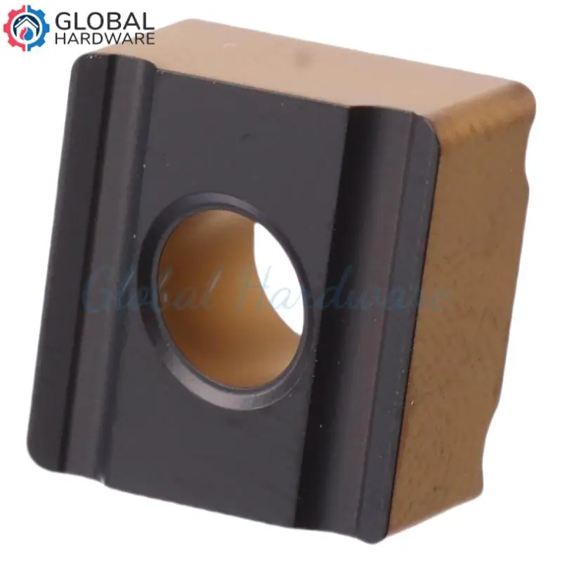 Двухцветная прорезная пластина CNMG120408L-LS SP3200. Токарная пластина из стали отрицательного типа, износостойкая и гладкая.