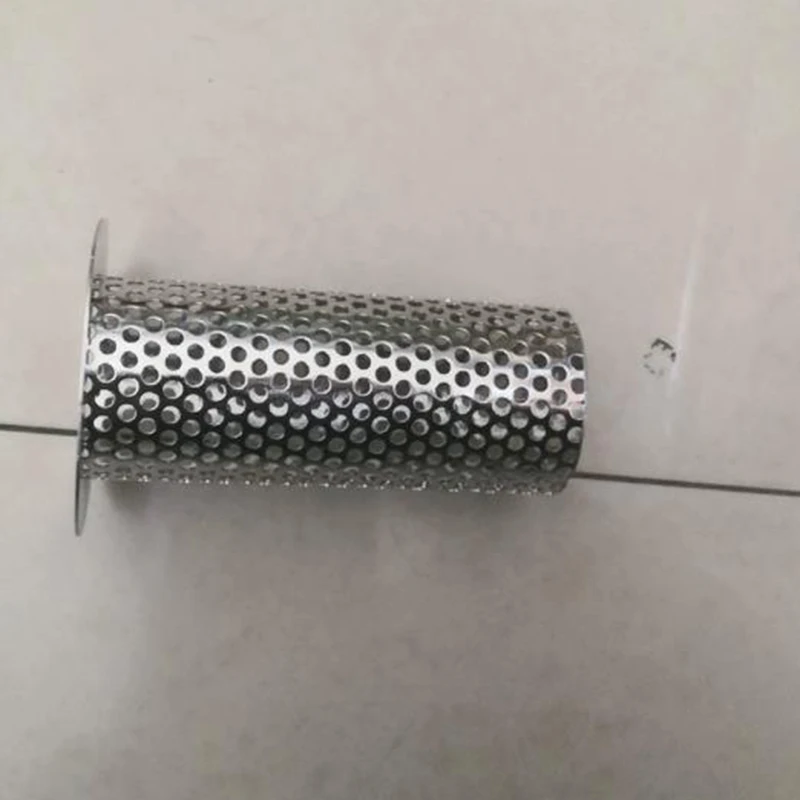 304 Stainless Steel Kitchen Drain Trap Filter Screen 50-100MM Diameter Drain Pipe Dedicated Floor Drain Kitchen Garbage Filter