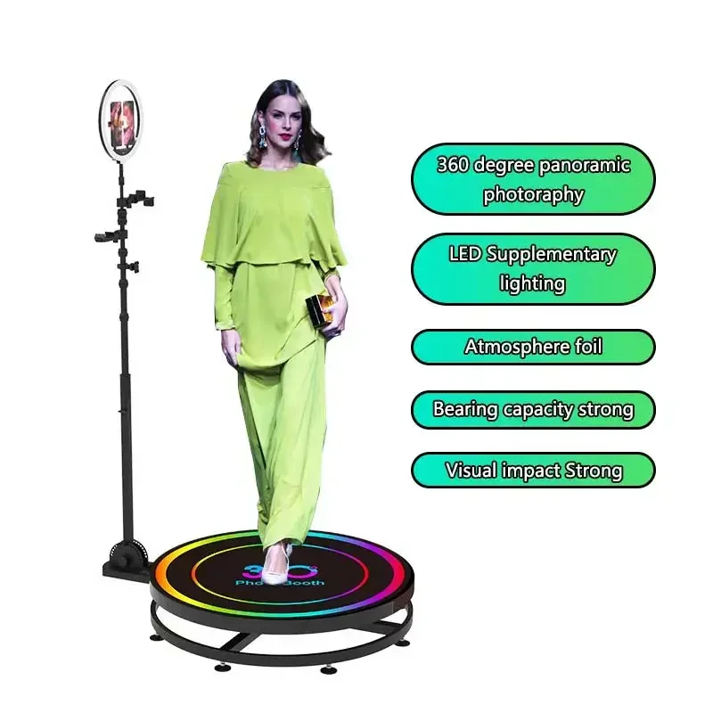 

New Arrival Slow Motion Portable Magic Mirror 360 Camera Photo Booth Props 68cm 80cm 100cm 115cm 150cm Video Booth