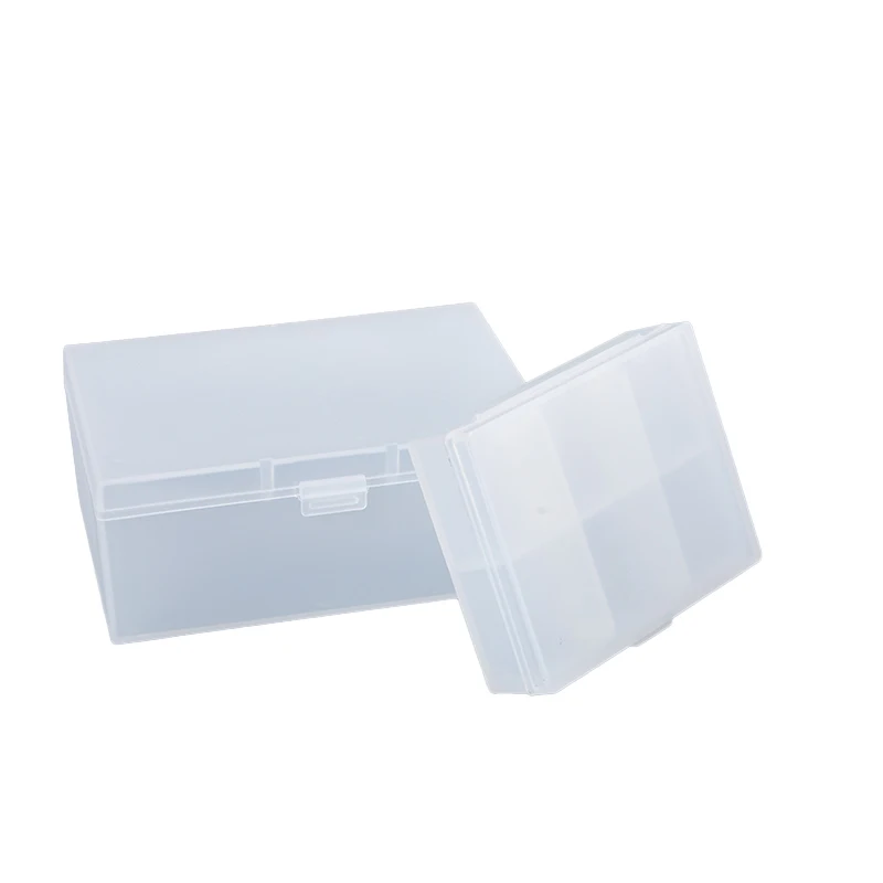 Frosted Flip Storage Box Photocards Small Card Storage Box Desk Organizer Box Classification Box Jewelry Storage Case Container