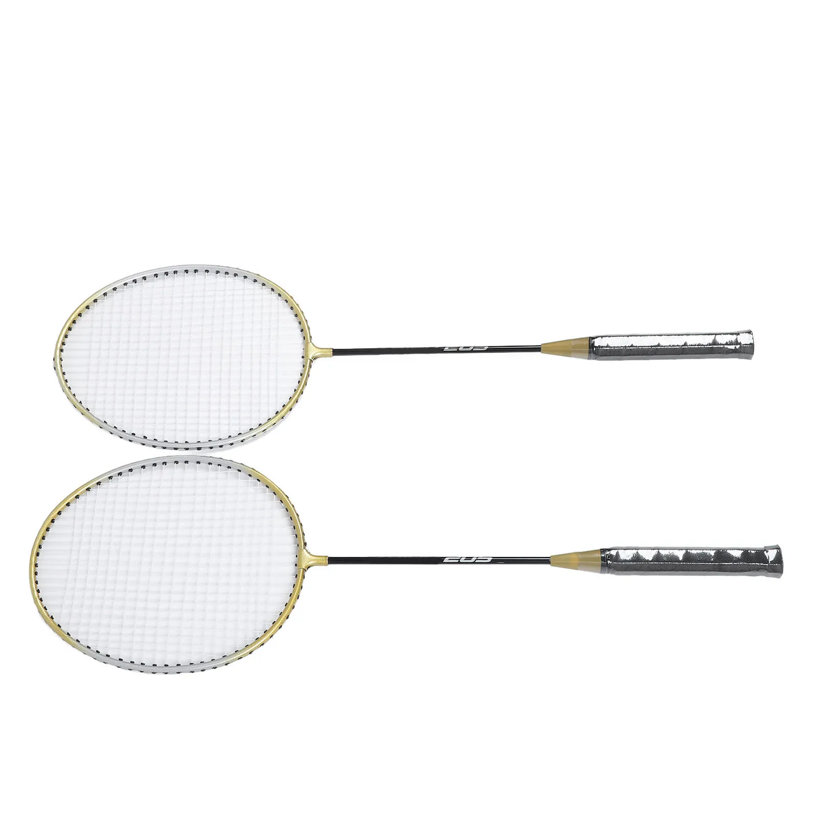 

2 Player Badminton Rackets High Strength Proof Portable Alloy Shuttlecock Racket for Entertainment for Adults Teenager