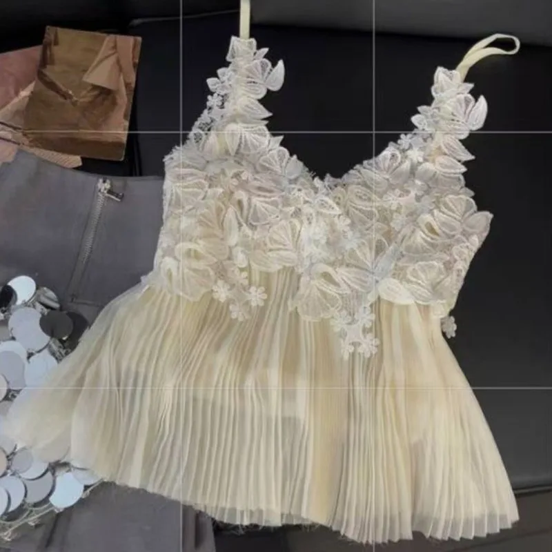 Sexy Vintage Slim Fit Irregular Strap Tank Crop Tops Versatile Sexy Hot Girl 2025 Summer Striped Sleeveless Tees Fashion T Shirt