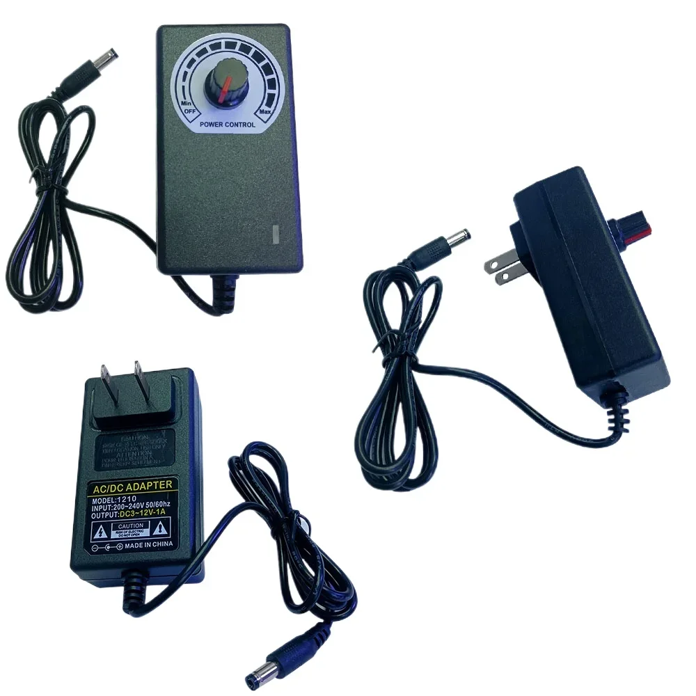 

Adjustable Power Supply Adapter 3-12V1A 9-24V1A Power Adapter Universal 220V To 12V Adapter Adjustable Charger 12v Power Suply