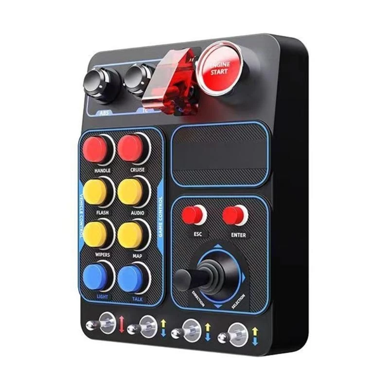 CB1 Racing Simulator Central Controller Box mit einstellbaren RGB -Beleuchtungseffekten