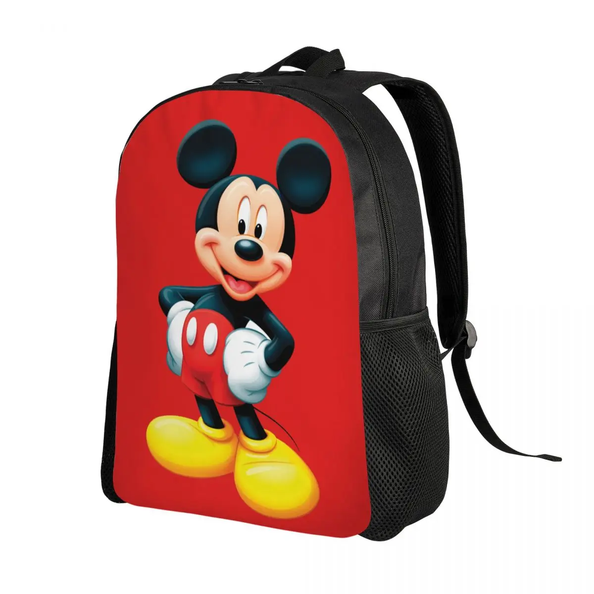 Custom Disney Mickey Mouse Minnie Travel Backpack Women Men School Laptop Bookbag Cartoon College Student Daypack Bags