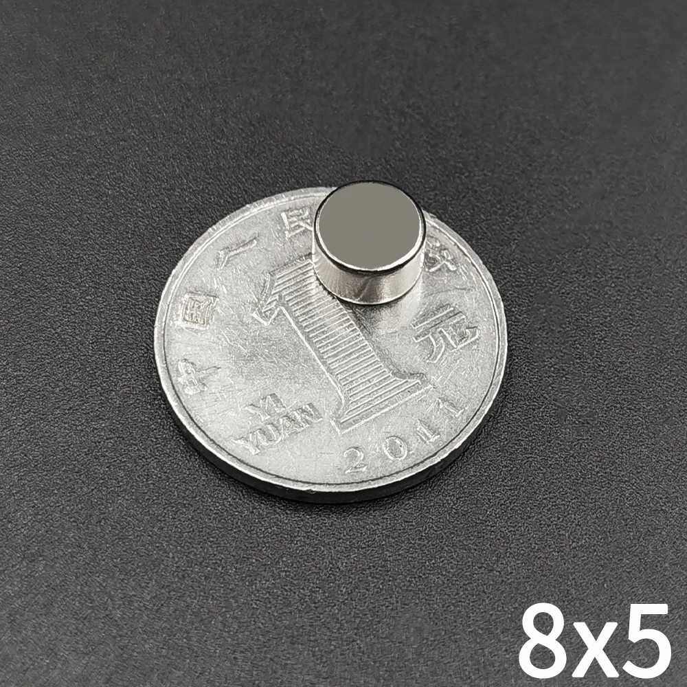 10/20/50/100/200/500 Stück Runde Magnete 8x5 Magnete 8mm X 5mm Dauerhafte Superstarke Kleine Magnete – Detail 6