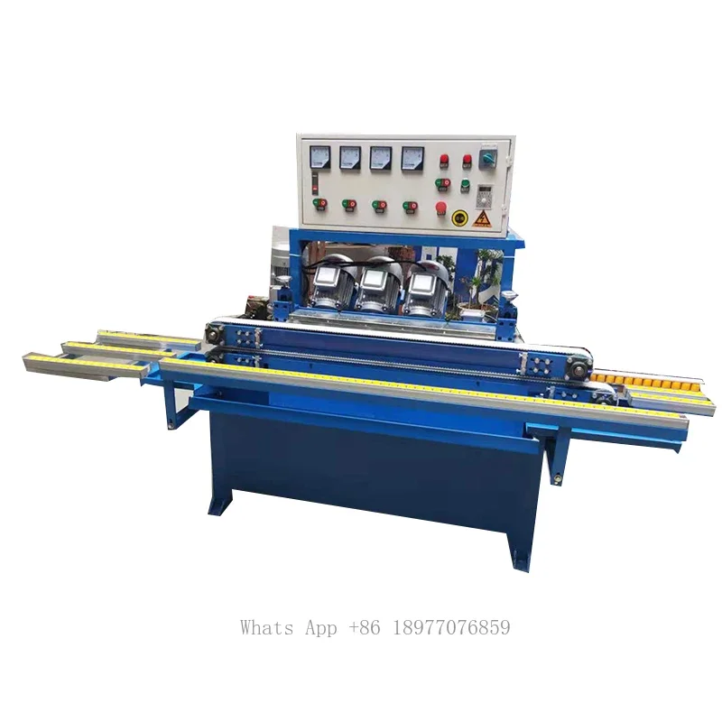 Computer Numerical Control Automatic Integrated Machine Automatic Crystal Steel Door Straight Edge Trimming Machine