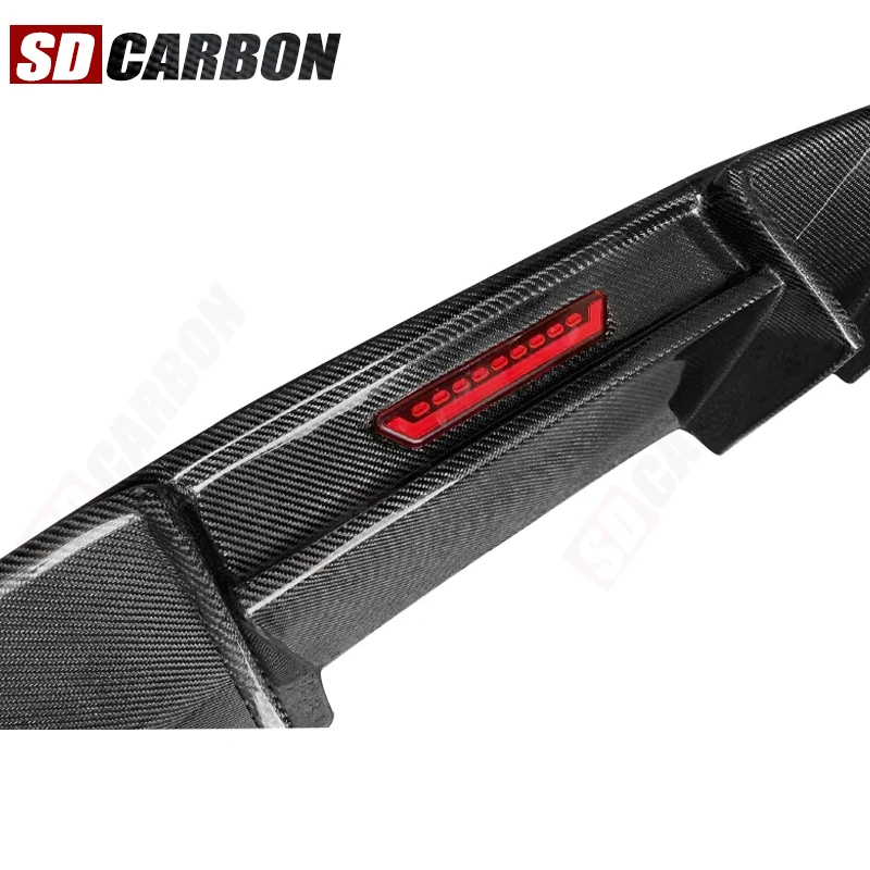 Picture 4: For Audi Regular A4 A4 B8 2008-2012 Carbon Fiber Car Rear Bumper Diffuser Rear Splitters Spoiler Back lip Car Accessories