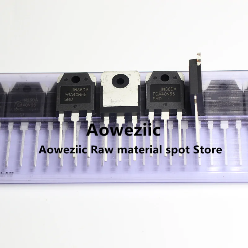 Aoweziic 2021 + 100% nowy importowane oryginalne FGA40N65SMD FGA40N65 TO-247 IGBT spawacz rur powszechnie używane 40A 650V