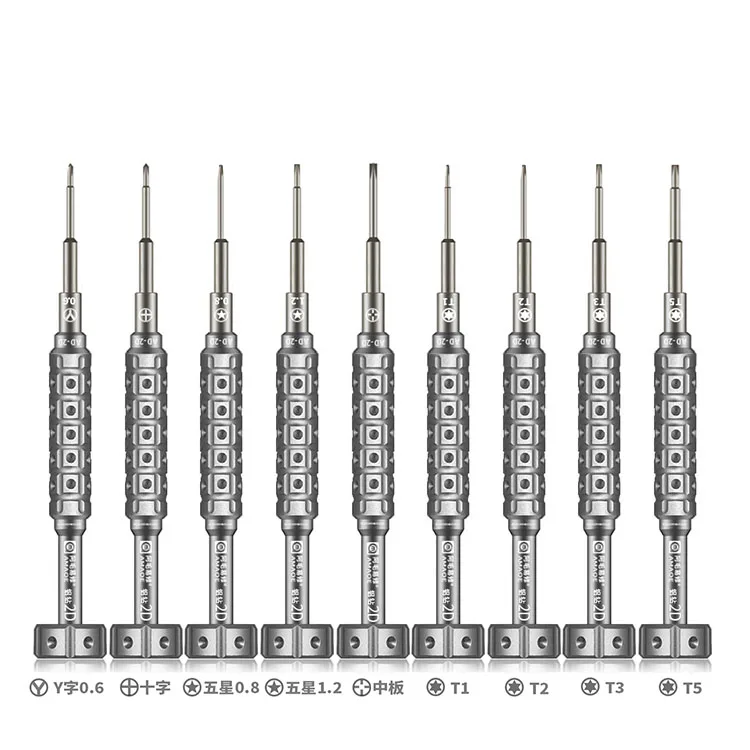 

Магнитная стальная отвертка для мобильных телефонов Iphone/Mac/Ipad, не скользящий инструмент для разборки и ручного ремонта 2D, 0,8 T2 T1 T5 T3 1,5 2,5 Y0.6
