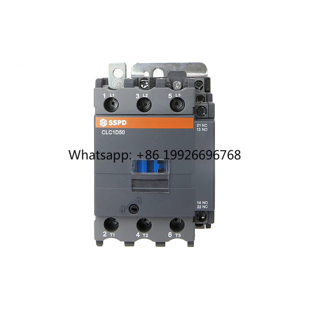 

CLC1D50 Three-Phase AC 3 Pole Contactor 50 Amp for AC24V 42V 48V 110V 115V 220V 230V 240V 380V 400V 415V 440V 500V