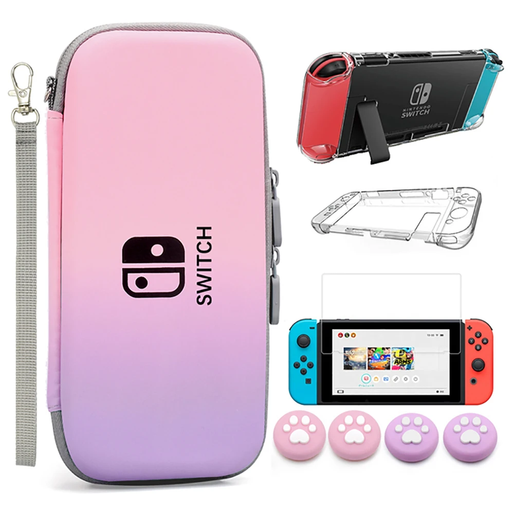 

Carrying Case Storage Bag for Nintendo Switch OLED Travel Protective Case Hard Shell Cover Portable Pouch Switch Accessories