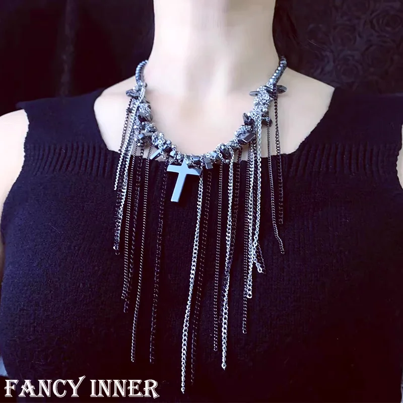 2025 New Punk Necklace Metal C - đánh giá và giá Men Accessories Neck Chain