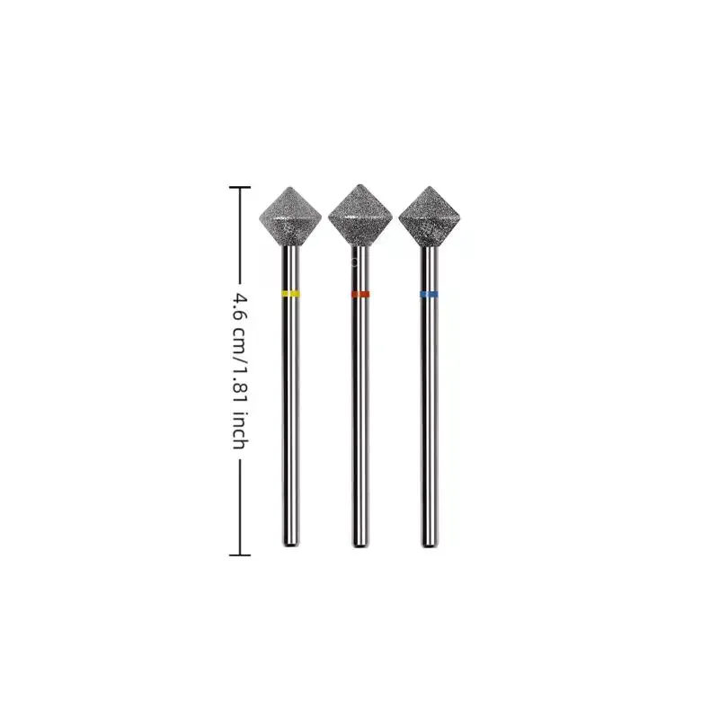 Nail Drill Grinding Bit Files Rhombus Shape Nail Polish Removal Professional Dead Skin Manicure Tools Pedicure Tool #5