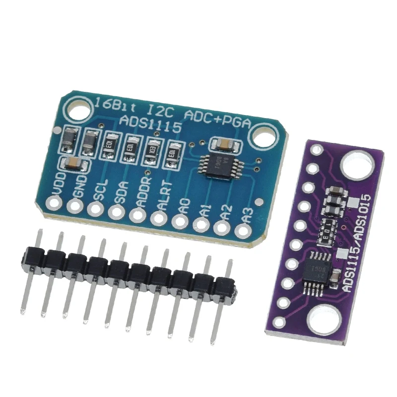 1/5PCS ADS1115 TZT 16 Bit I2C Modul Präzision ADC 4 Kanal Entwicklung Board Pro Gain Verstärker 2,0 V bis 5,5 V für Arduino – Detail 11