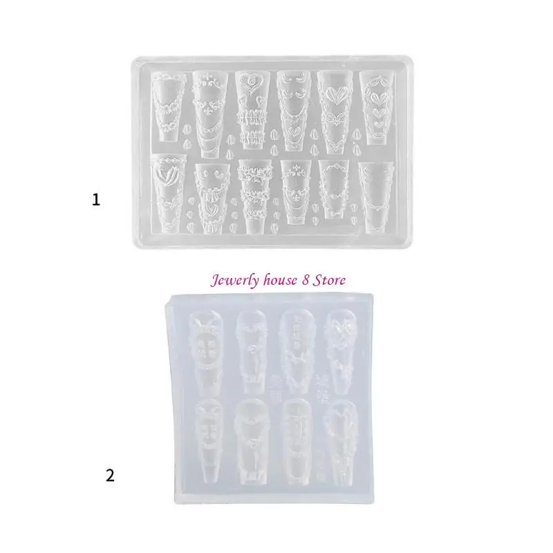 

Carving Design Silicone Art Mold For DIY Crystal Resin Craft Decoration