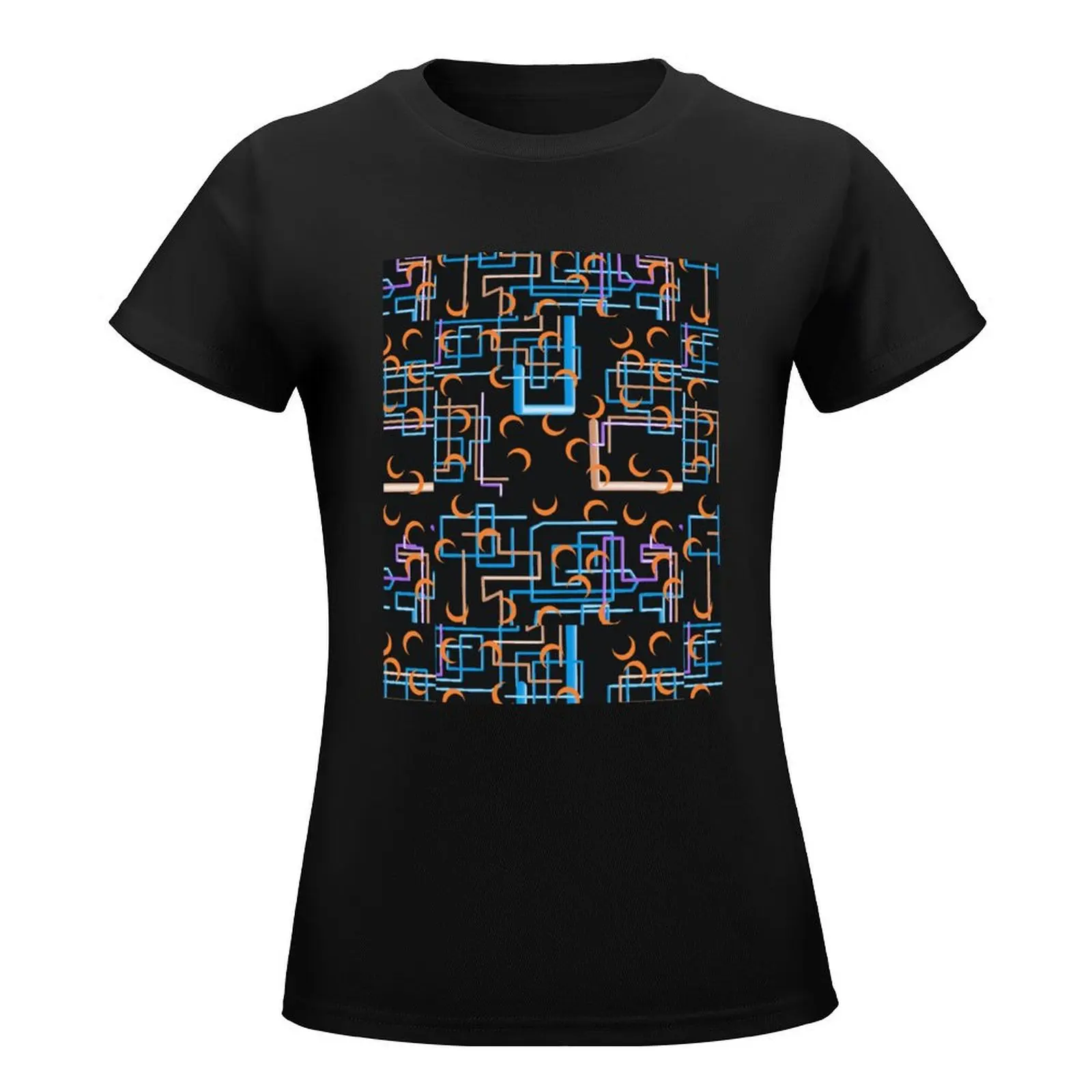 Dan Flashes - A colorful shirt wore by Dan Flashes T-Shirt Blouse lady clothes anime clothes t-shirt dress for Women long image 2