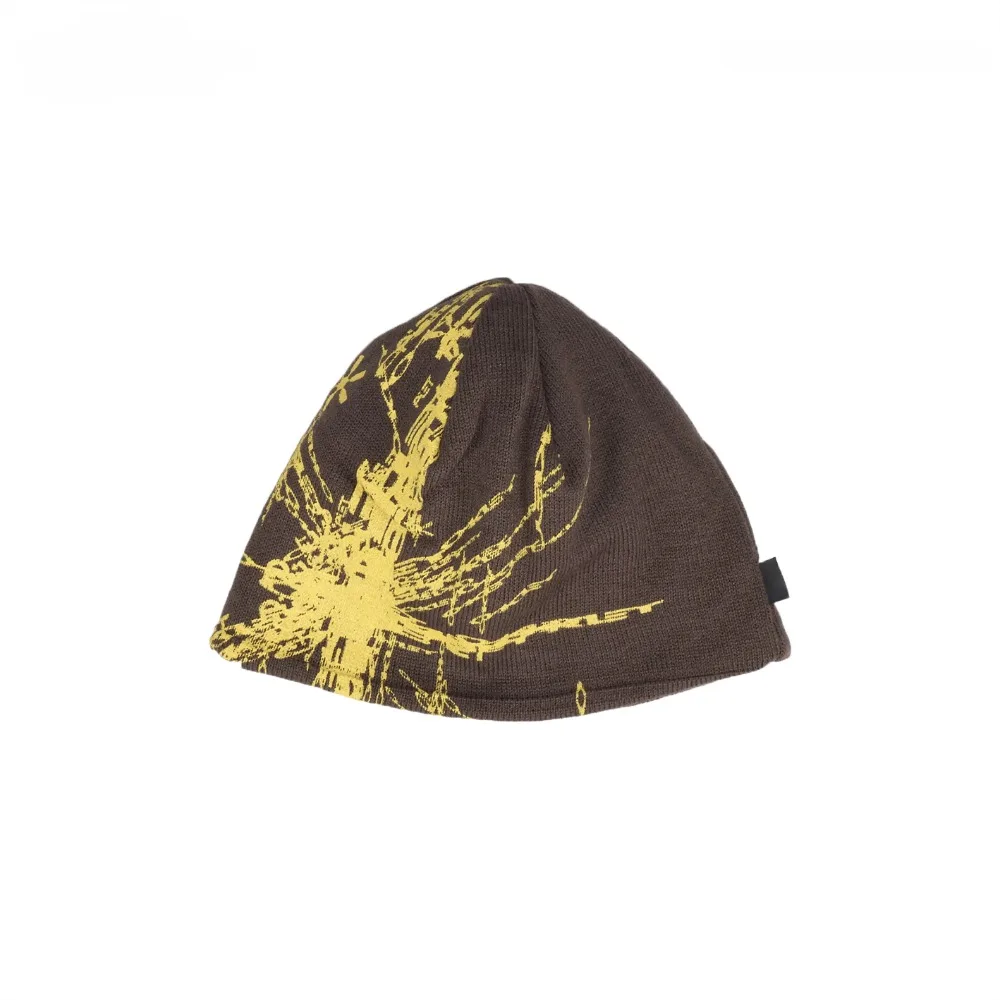 

Purely Hand-woven Graffiti Hip-hop Wind Cold Hat O Home Knitted Hat Ski Hat Fashion Casual Hat Women's Same Style Luxury Gift