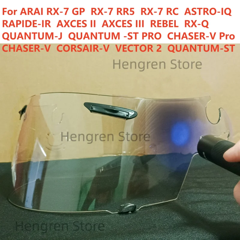 Photochromic Visor Shield for ARAI RX-7 GP/RR5/RC ASTRO-IQ RAPIDE