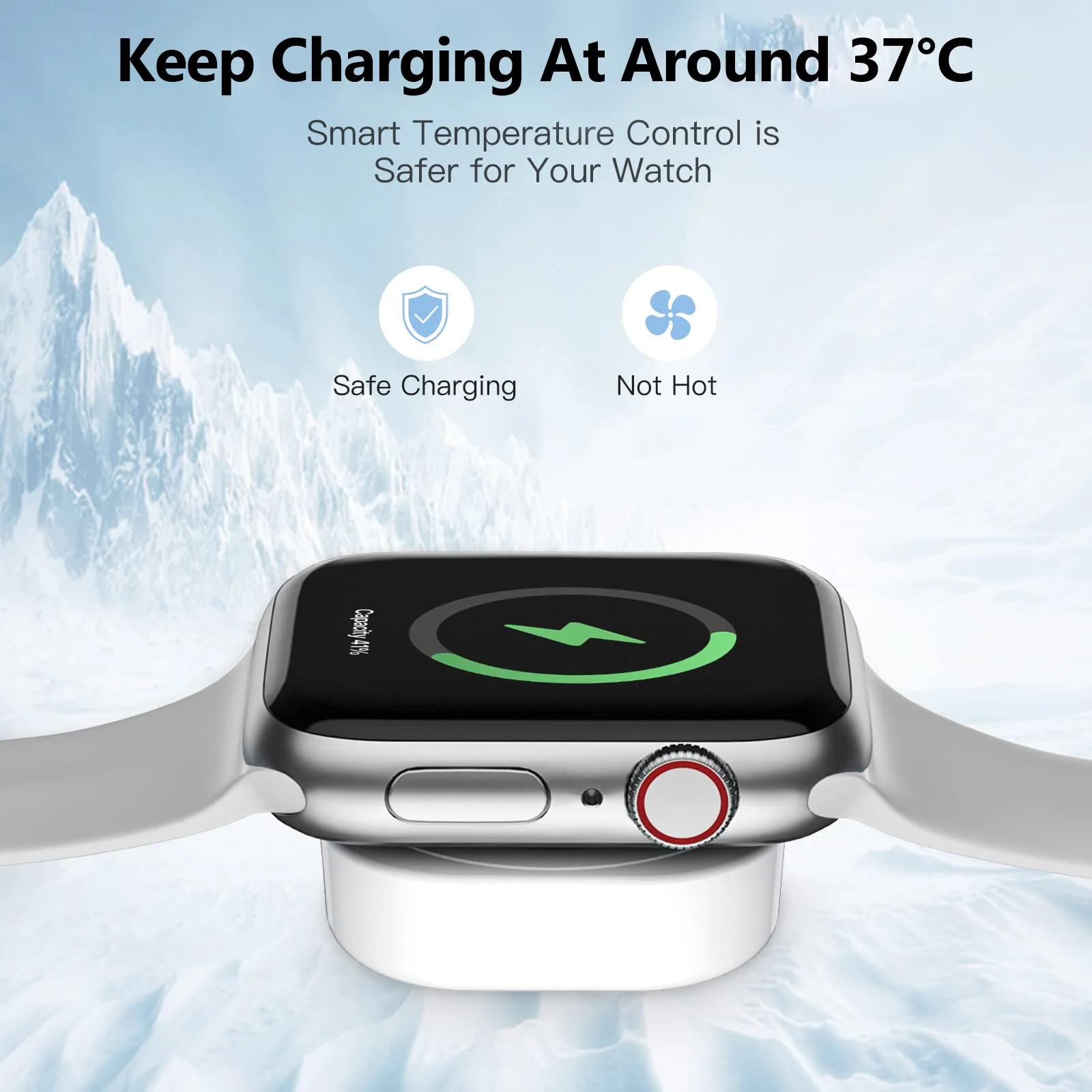 2 in 1 Magnetic Wireless USB A Fast Charger Type C Charging Cable For Apple Watch Series 11 10 9 8 7 iWatch 5 4 3 Ultra Edition