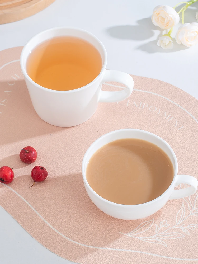 

Чаша для супа из костяного фарфора без свинца с ручкой, защита от ожогов, для завтрака, молока, хлопьев, можно разогревать в микроволновке...