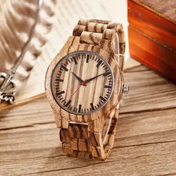 Wood Watch for Men and Women Luxury Quartz Fashion Casual Couple Wristwatches Chronograph Watches