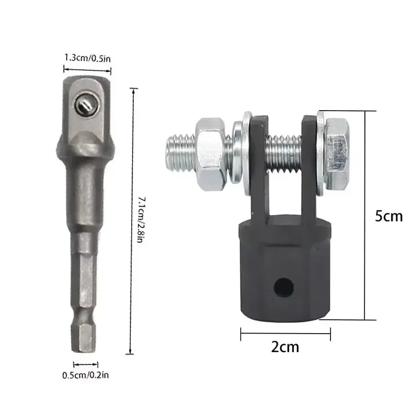 1/2 Zoll für Scherenheber Adapter Jack Shear Chrom Vanadium Stahl Adapter Antrieb Schlagschrauber Adapter Werkzeug