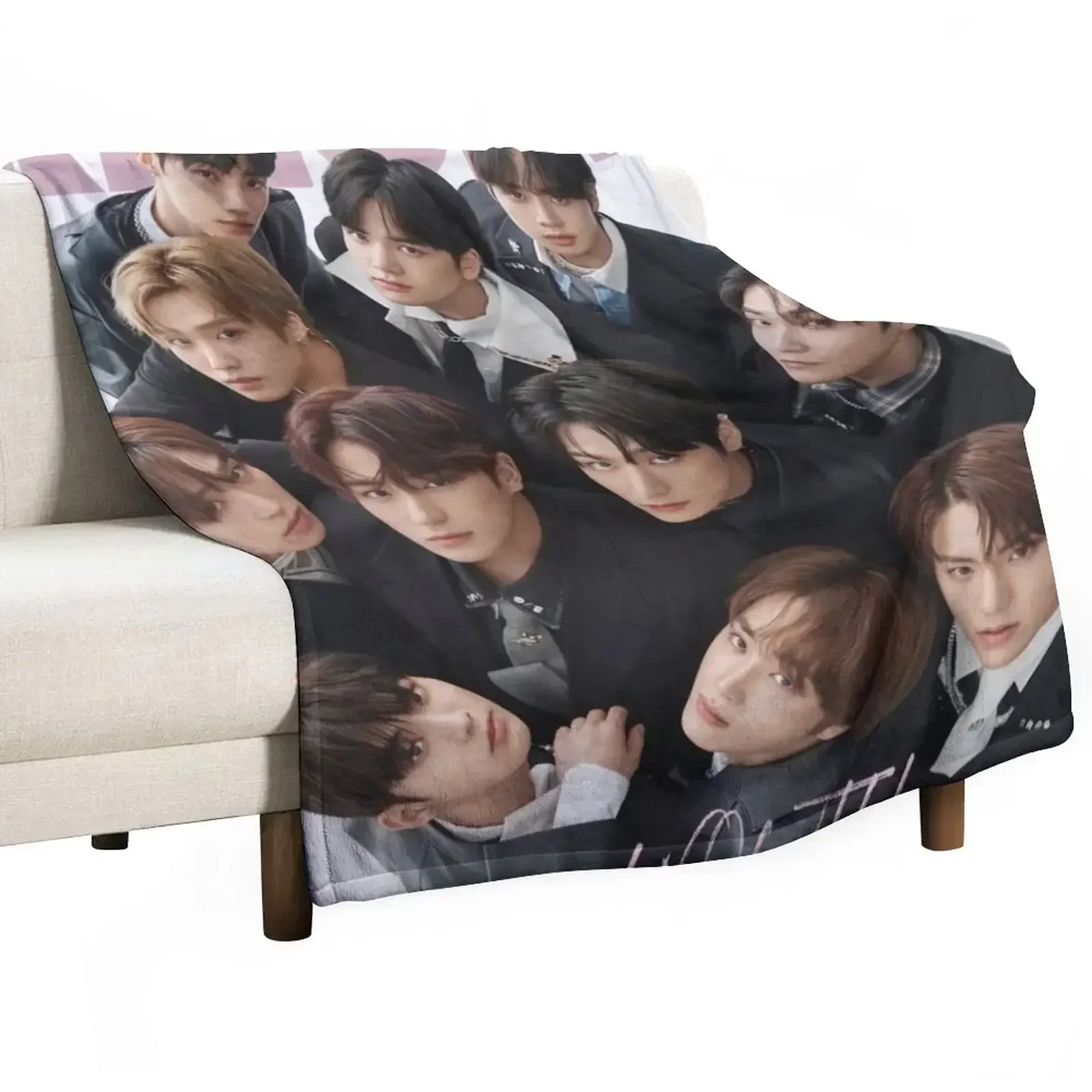 New the boyz Throw Blanket Soft Plush Plaid Flannels Blankets