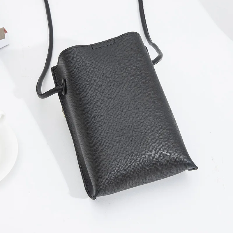 New vertical mobile phone bag women's fashion simple small body bag ins Japanese mini diagonal cross small bag