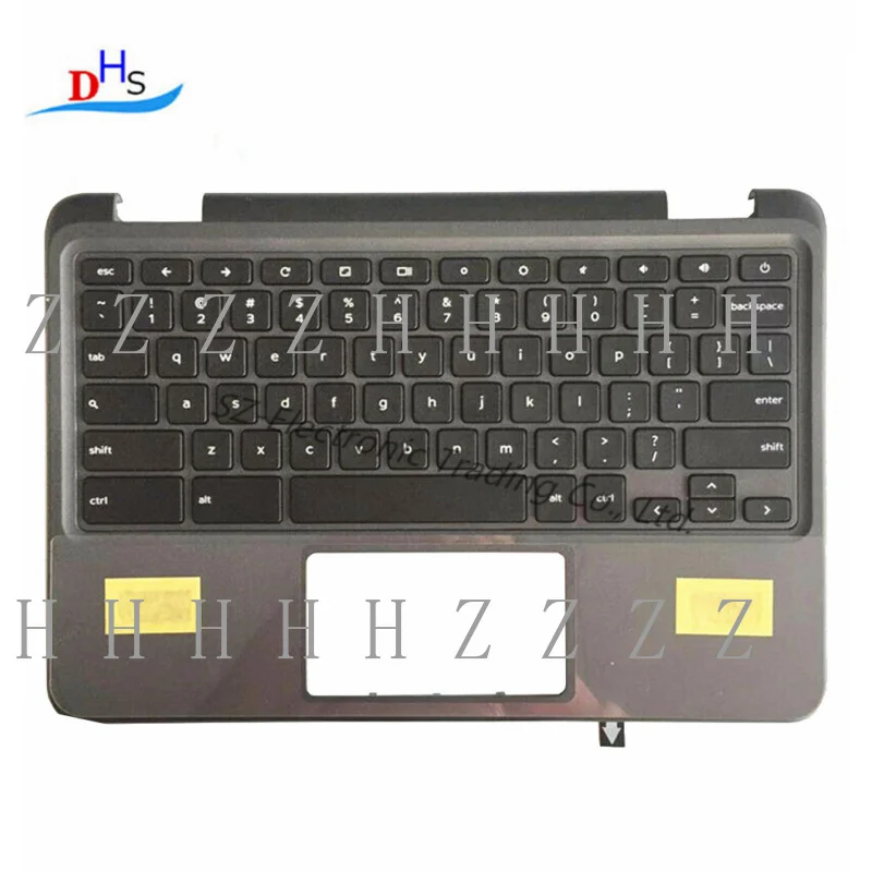 

Z XGCJT Для DELL Chromebook 11 3100: Крышка корпуса (пальмрест) с клавиатурой 0XGCJT